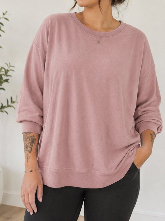 torrid Sweaters - Torrid Active Dusty Pink Pullover Crewneck Sweatshirt Women's Plus Size 3X
